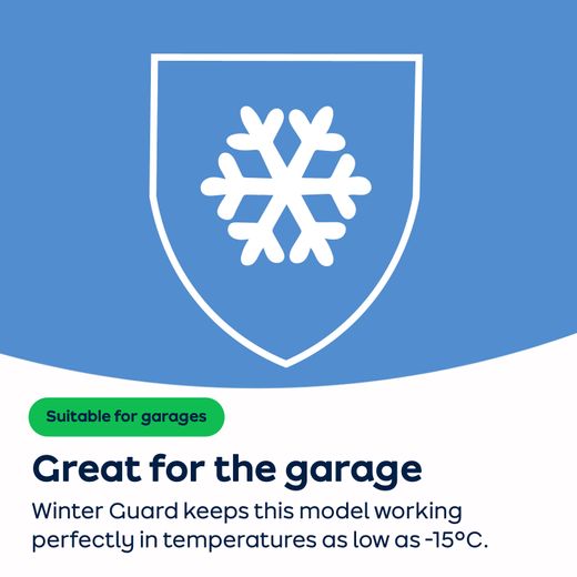 Fridgemaster Chest Freezer - White - AO Annotation - Winter Guard
